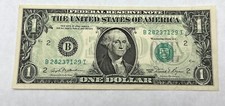 1981 Nota de US$ 1 dólar verdadeira impressão errada real reversa na frente sobre impressão nota crocante comprar usado  Enviando para Brazil