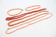 Coral jewellery ornate for sale  LEEDS