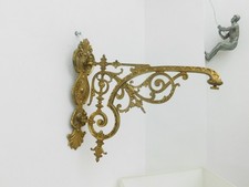Oszałamiająca antyczna wisząca mosiężna lampa sanktuarium uchwyt ścienny na sprzedaż  Wysyłka do Poland