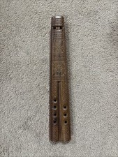 Instrumentos de viento de madera ligera tallada a mano flauta doble Kaval Balkan vintage segunda mano  Embacar hacia Mexico