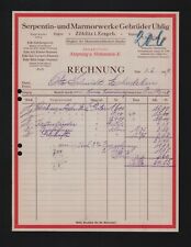 Zöblitz rechnung 1927 gebraucht kaufen  Leipzig