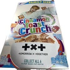 K-Pop Tomorrow X Together Huening kai Canela Torrada Crunch 18.8 Cereais SOMENTE CAIXA comprar usado  Enviando para Brazil