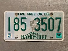New hampshire license for sale  Gallup