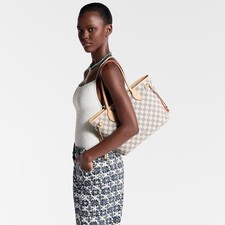 Bolsa tote Louis Vuitton Damier Azur Neverfull PM couro/lona comprar usado  Enviando para Brazil