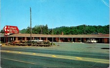 Cartão postal publicitário cromado Reedsport Motel, REEDSPORT, Oregon comprar usado  Enviando para Brazil