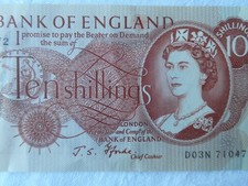 Ten shillings bank for sale  PLYMOUTH