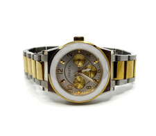 Usado, Relógio de pulso feminino Invicta Angel ouro branco aço inoxidável 22259 usado (B) comprar usado  Enviando para Brazil