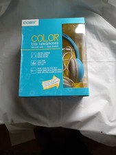 Fones de ouvido infantis COBY cor azul idades 3+ NOVO comprar usado  Enviando para Brazil