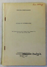 1962 Studies On Columbellidae Booklet ~ Sao Paulo, Brazil ~ English & Portuguese comprar usado  Enviando para Brazil