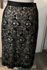 Damenrock schwarze spitze gebraucht kaufen  Kulmbach