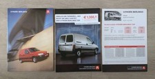 Citroen berlingo brochure d'occasion  Expédié en Belgium