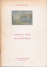 Carmelo bene majakovskij usato  Firenze