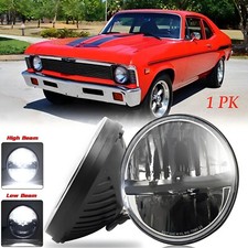 Farol de LED redondo aprovado pelo DOT 7" polegadas feixe alto-baixo para Chevy II/Nova 1969-79 comprar usado  Enviando para Brazil