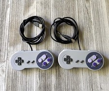 Usado, (2) Controladores USB para Super System Console Control Pad Sem Marca Usado comprar usado  Enviando para Brazil
