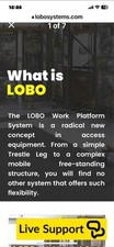 Lobo platform system for sale  FAREHAM