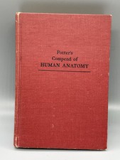 Vintage Human Anatomy Book Compend of Anatomy Potter illustrated 1947 comprar usado  Enviando para Brazil