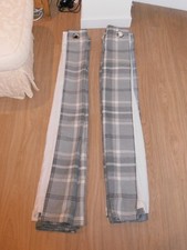 Grey check curtains for sale  CAMBRIDGE