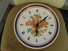 Porzellan küchenuhr quartz gebraucht kaufen  Burgkirchen a.d.Alz