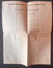 Lettre tête bâtiment d'occasion  Paris XVIII