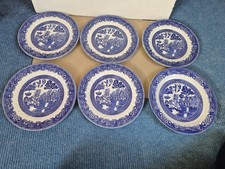 Blue willow dinner for sale  FORTROSE