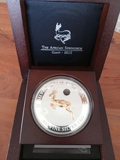 Silber springbock gabun gebraucht kaufen  Achern
