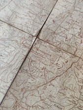 Antica carta militare usato Antica carta militare usato  Spoleto