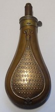 Hawksley powder flask for sale  NEWTON ABBOT