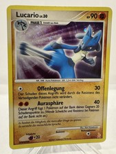Lucario holo pokemon gebraucht kaufen  Burghaun