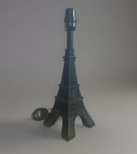 Torre Eiffel Negro Mate 14.25” Base Lámpara de Mesa 10’ Cable Buscando Tu Pantalla, usado segunda mano  Embacar hacia Argentina