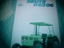 Prospectus tracteurs deutz6206 d'occasion  Hazebrouck