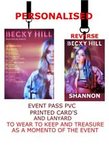 Becky hill tour for sale  HUDDERSFIELD