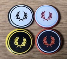 Fred perry badges for sale  WHITBY