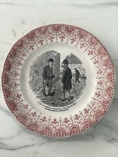 Assiette parlante sarreguemine d'occasion  France