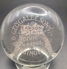 Edwardian glass paperweight for sale  BOURNEMOUTH