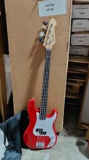 Red 4strings bass for sale  Carteret