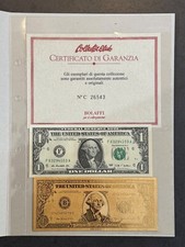 Banconota dollaro laminata usato  Sesto Fiorentino