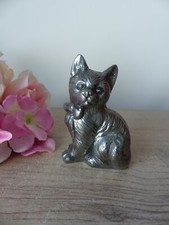 Figurine chat étain d'occasion  Saint-Lambert-du-Lattay