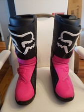 Botas offroad femininas Fox Racing Comp MX com fivelas preto/rosa comprar usado  Enviando para Brazil