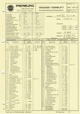 Datenblatt einstelldaten solex gebraucht kaufen  Babenhausen