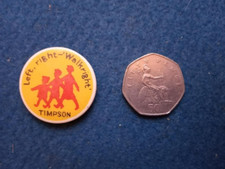 Timpson pin badge for sale  SOUTHWELL