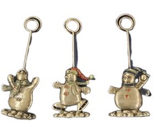 Pewter snowmen card for sale  Eubank