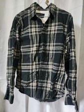 Camisa masculina A&F Abercrombie Fitch manga longa verde xadrez botão macio tamanho M comprar usado  Enviando para Brazil