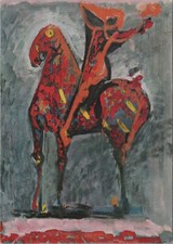 Art postcard red for sale  WATERLOOVILLE