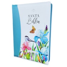 Biblia para Mujer Letra SuperGigante 19punto RV60 turquesa con Indice y Cierre comprar usado  Enviando para Brazil