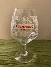 Cruzcampo pint glass for sale  HUDDERSFIELD