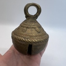 Antigo Vintage Enorme Antigo Trenó de Cavalo de Vaca Crotal Sino de Bronze, usado comprar usado  Enviando para Brazil
