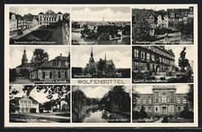 AK Wolfenbüttel, widok ogólny, zamek, most i portal, kościół główny  na sprzedaż  Wysyłka do Poland