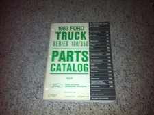 1983 Ford F100 F250 F350 F-Series picape catálogo de peças manual diesel texto comprar usado  Enviando para Brazil