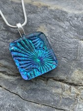 Dichroic glass pendant for sale  PENZANCE