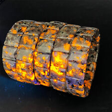 Pulseira de pedra natural Yooperlite Halloween pedra UV reativa Yooperite Rock comprar usado  Enviando para Brazil
